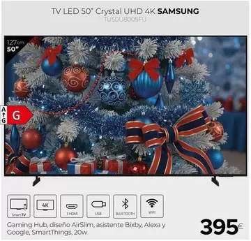 Samsung - Tv Led 50" Crystal Uhd 4k