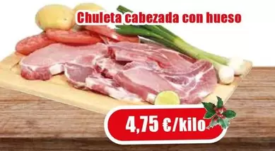 Chuleta Cabezada Con Hueso