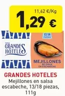 Grandes Hoteles - Mejillones En Salsa Escabeche 13/18 
