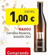 Mahou - Cerveza Reserva, Botellin
