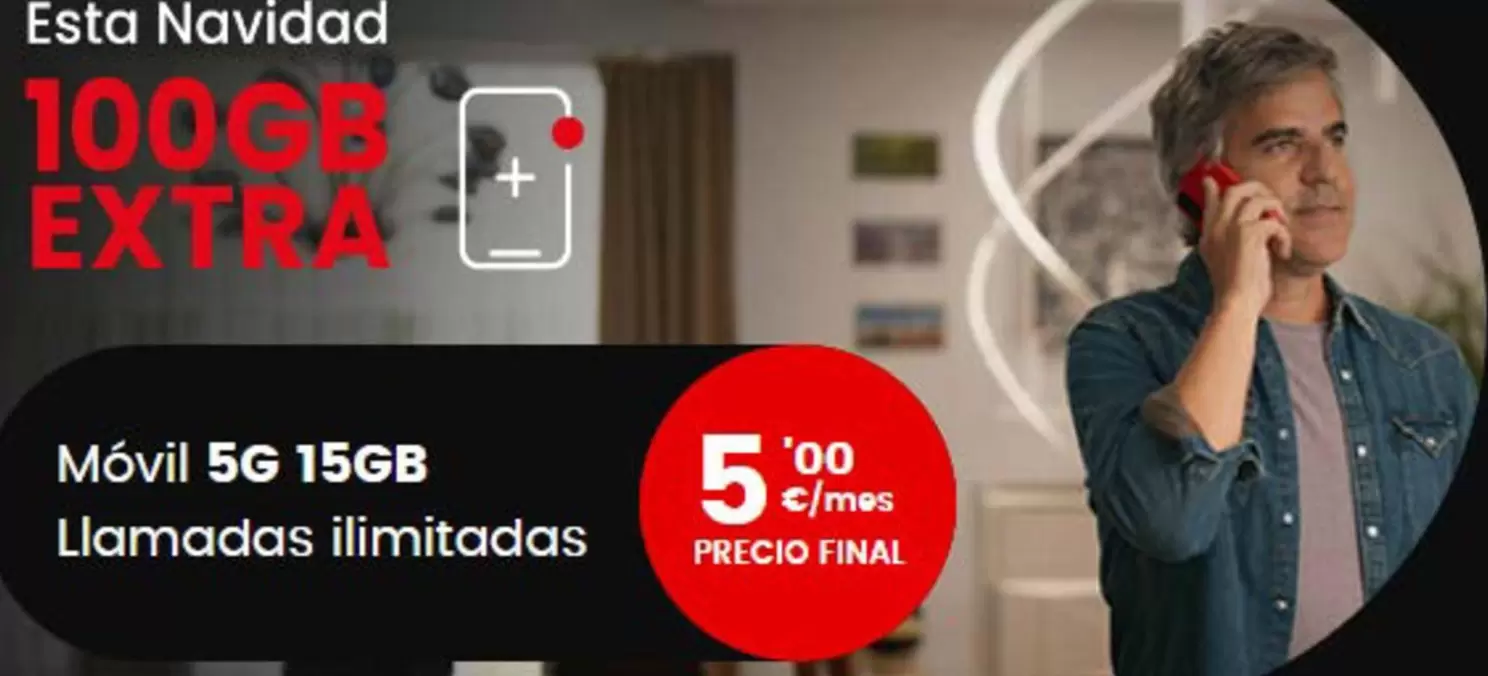 Esta Navidad Móvil 5G 15GB