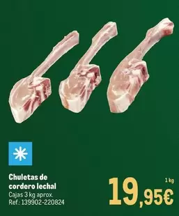 Chuletas De Cordero Lechal