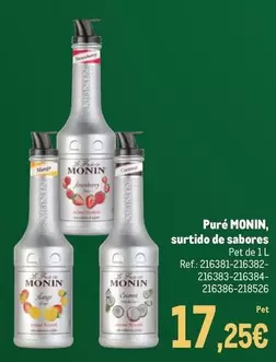 Monin - Puré Surtido De Sabores