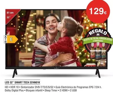 Tech - Led 32" Smart 32hnolk