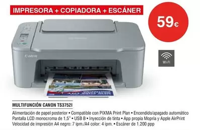 Canon - Multifuncion TS37521