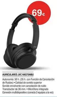 JVC - Auriculares  HAS75NBU