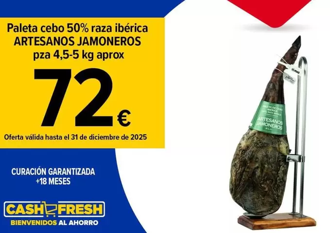 Artesano Jamoneros - Paleta Cebo 50% Raza Iberica