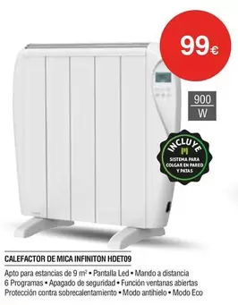 Sistema - Calefactor De Mica Infiniton