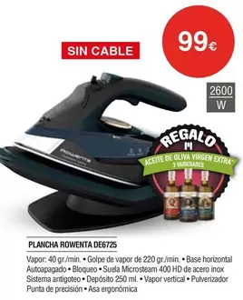 Rowenta - Plancha De6725