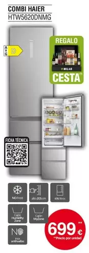 Haier - Combi Htw562dnmmg