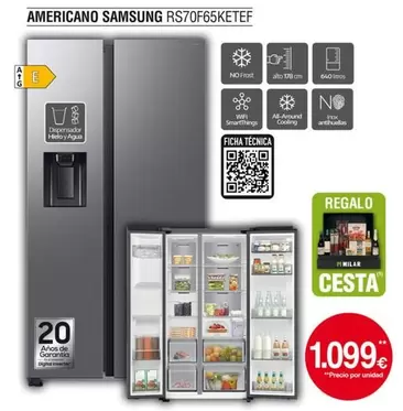 Samsung - Americano Rs70f65ketef