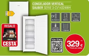vertical - Congelador Vertical Serie 3-CV14324WH