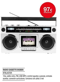 Fm - Radio Cassette Bigben