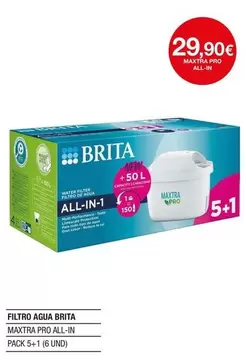 Brita - Filtro Agua Maxtra Pro All-in