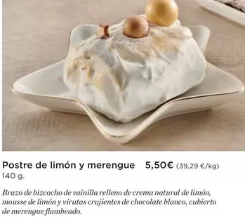 Blanco - Postre De Limón Y Merengue