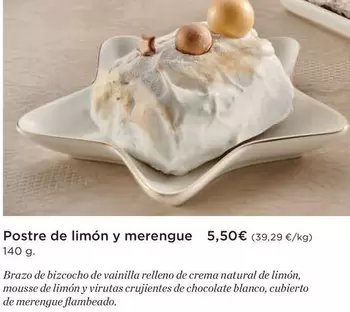 Blanco - Postre De Limón Y Merengue