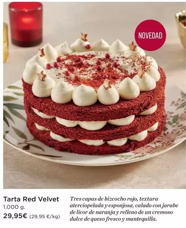 Tres - Tarta Red Velvet