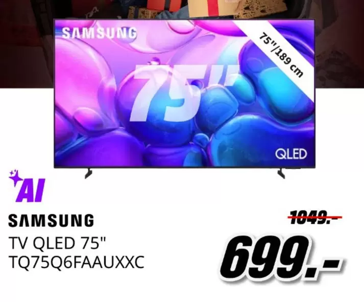 Samsung - Tv Qled 75" Tq75q6faauxxc