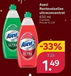 Asevi - Rentavaixelles Ultraconcentrat