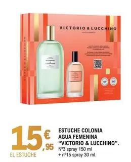 Victorio & Lucchino - Estuche Colonia Agua Femenina