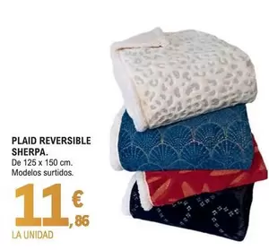 Plaid Reversible Sherpa