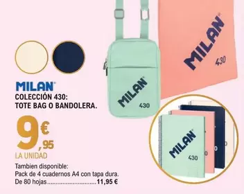Milán - Coleccion 430: Tote Bag O Bandolera