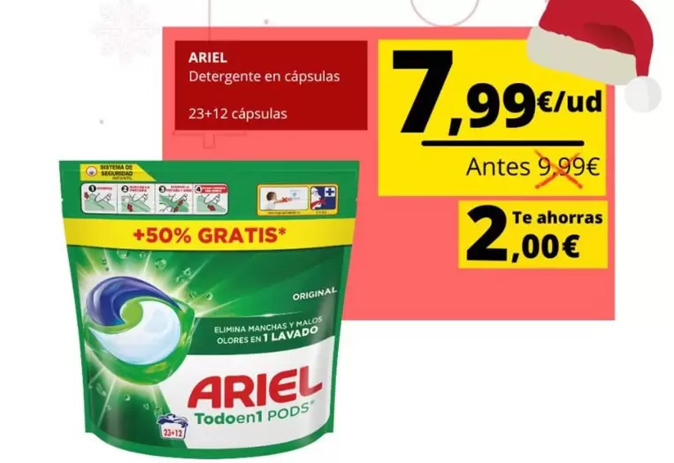 Ariel - Detergente En Cápsulas