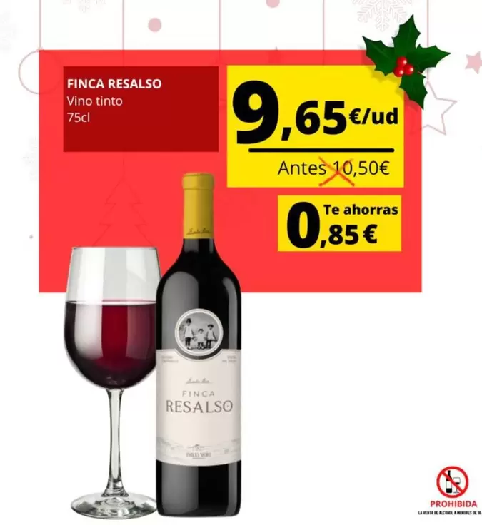 Finca Resalso - Vino Tinto