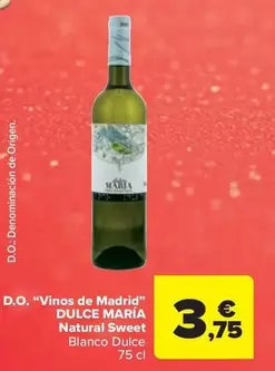 Dulce María - D.O. "Vinos De Madrid" Natural Sweet 