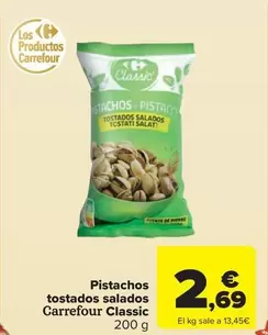 carrefour - Pistachos Tostados Salados Classic