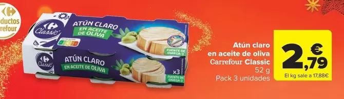 carrefour - Atún Claro En Aceite De Oliva Classic
