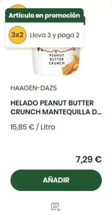 Butter - Helado Peanut Crunch