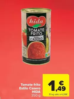 Hida - Tomate Frito Estilo Casero