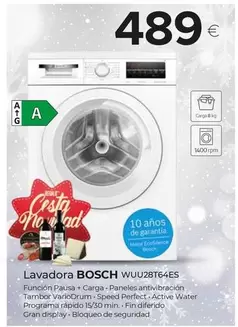 Bosch - Lavadora WUU28T64ES