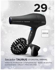 Taurus - Secador U3 Digital Animal