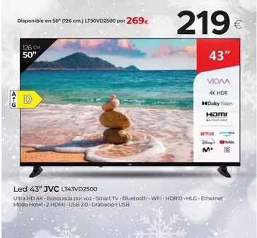 JVC - Led 43" Lt43vd2500
