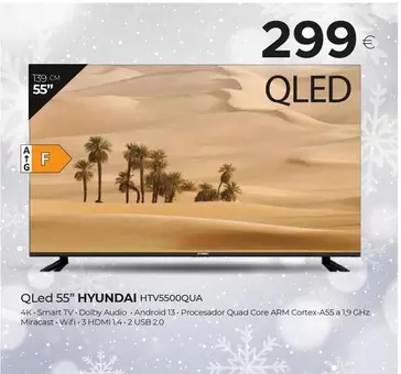 Hyundai - Qled 55" Htvs500qua