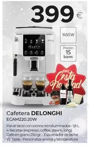 DeLonghi - Cafetera ECAM220.20W
