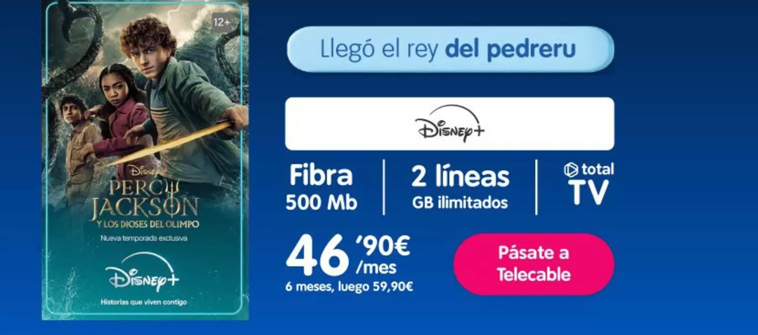 Disney - Fibra 500 Mb