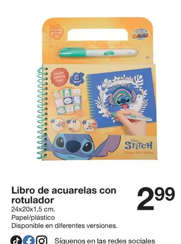 Libro De Acuarelas Con Rotulador