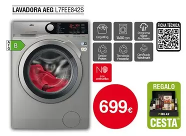 AEG - Lavadora L7fee842s