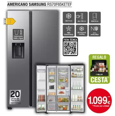 Samsung - Americano Rs70f65ketef