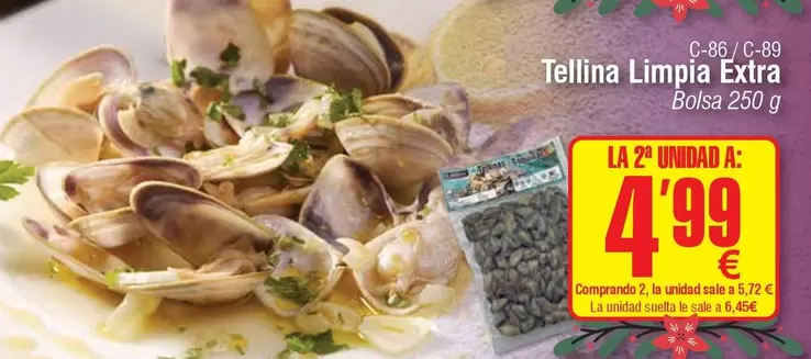 Tellina Limpia Extra