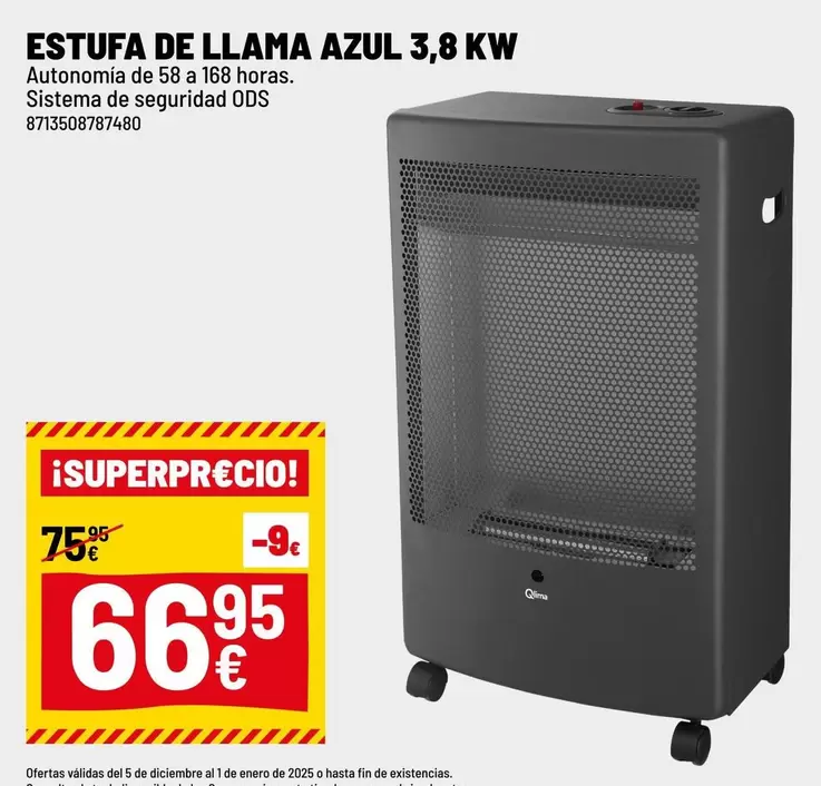 Sistema - Estufa De Llama Azul