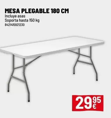 Mesa Plegable 180 Cm