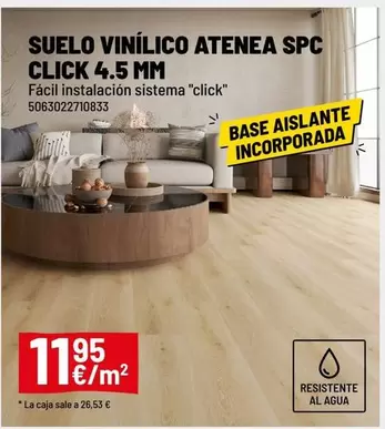 SPC - Suelo Vinílico Atenea  Click 4.5 Mm