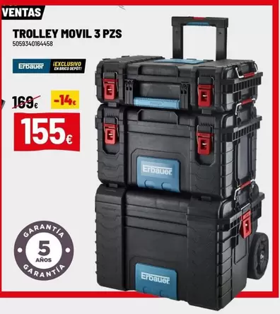 Erbauer - Trolley Movial 3 Pzs