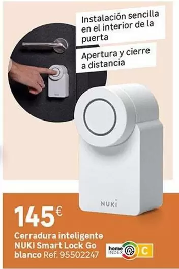 home - Cerradura Inteligente Smart Lock Go Blanco Ref. 95502247