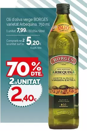 Borges - Oli D'oliva Verge Varietat
