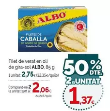 Albo - Filet De Verat En Oli De Gira-sol